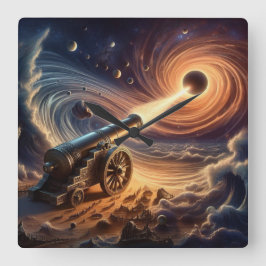 Reloj Cuadrado Cañón celeste: Explosión de energía cósmica