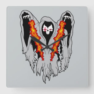 Reloj Cuadrado Cañonera fantasmagórica AC-130