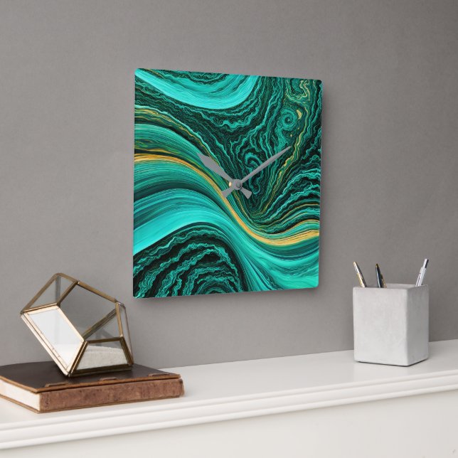 Reloj Cuadrado Capas "Mijas" de zafiro y sol (Oficina)