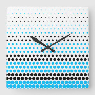 Reloj Cuadrado Capri and Black Polka Dot