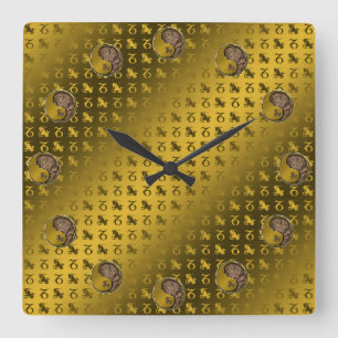 Reloj Cuadrado Capricornio