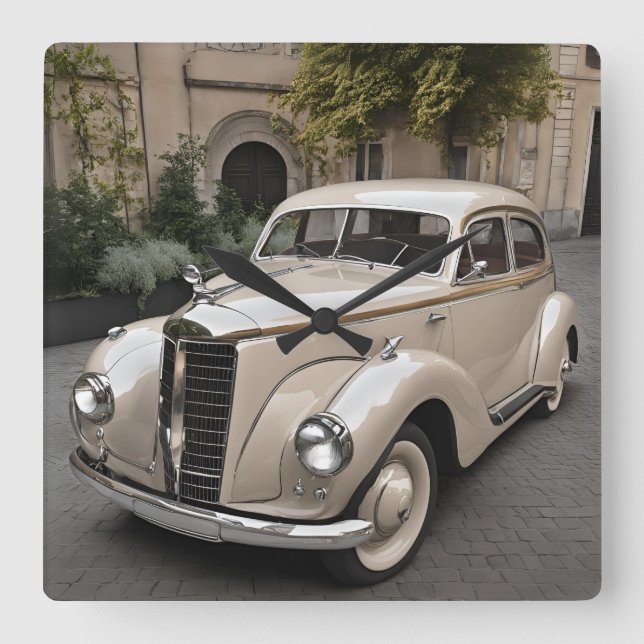 RELOJ CUADRADO CAR (Anverso)