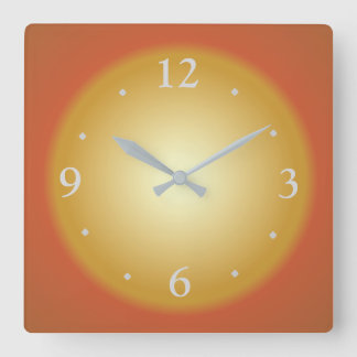 Reloj Cuadrado Cara grande de color platino>Reloj de cocina