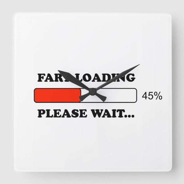 Reloj Cuadrado Carga de fragmentos (Anverso)