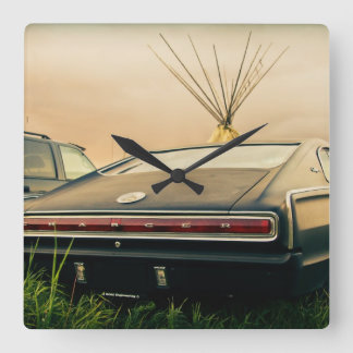 Reloj Cuadrado Cargador Dodge de 1966