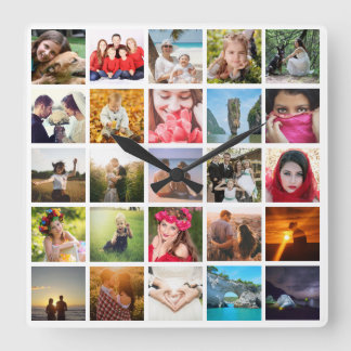 Reloj Cuadrado Cargar foto