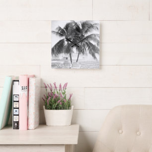 Reloj Cuadrado Caribe Beach Blis 8 #travel #art