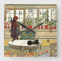 Carl Larsson - Flores en el Windowsill