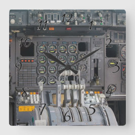 Reloj Cuadrado Carlinga de pilotos