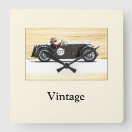 Reloj Cuadrado Carreras vintage