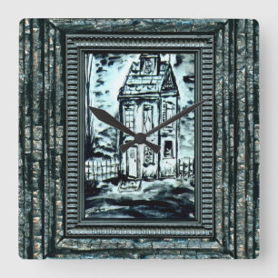 Reloj Cuadrado Casa del engaño