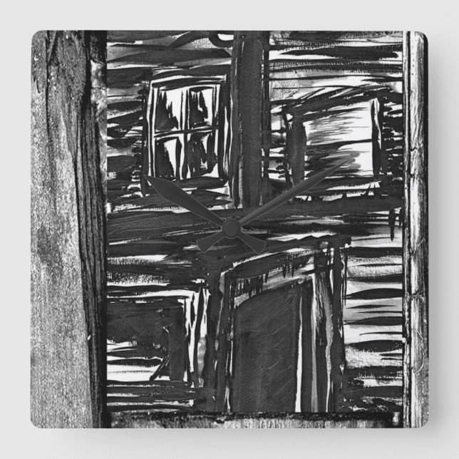 Reloj Cuadrado Casa del Tormento (Anverso)