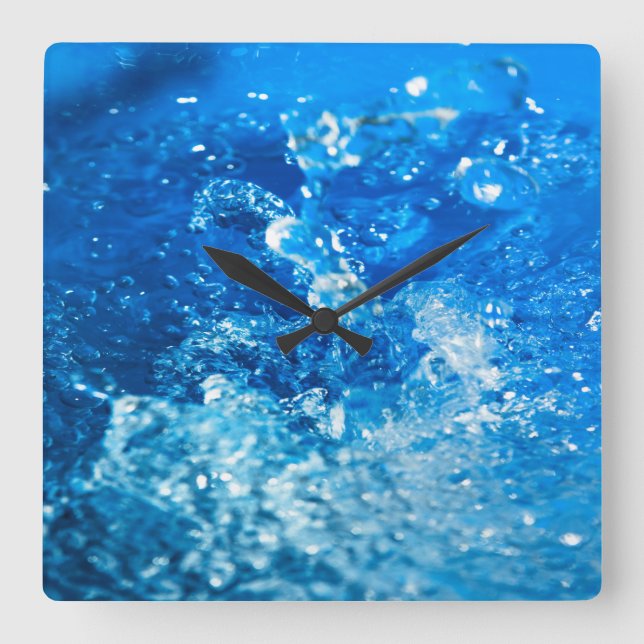 Reloj Cuadrado Cascada (Anverso)