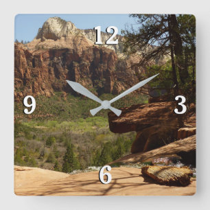 Reloj Cuadrado Cascada en Emerald Pools en Zion National Park