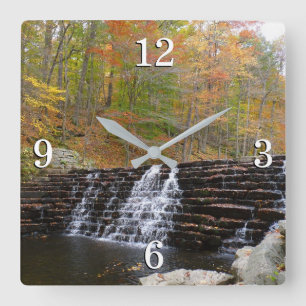 Reloj Cuadrado Cascada en Laurel Hill State Park I