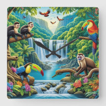 Cascada tropical de selva tropical