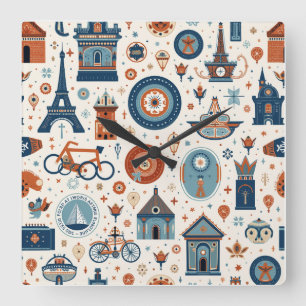 Reloj Cuadrado Casos olímpicos de París