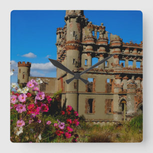 Reloj Cuadrado Castillo de Bannerman en la isla de Bannerman