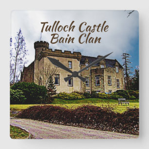 Reloj Cuadrado Castillo Tulloch - Clan Bain