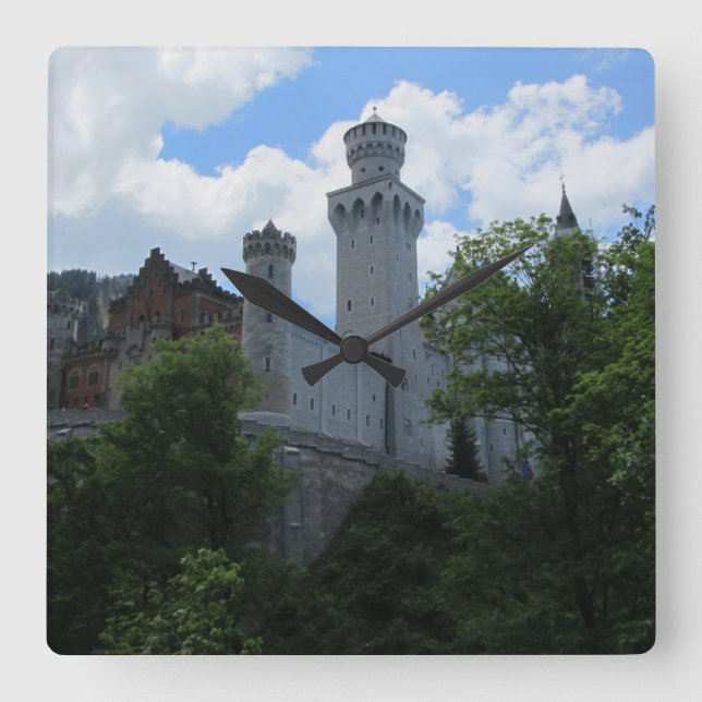 Reloj Cuadrado Castle in Hohenschwangau, Germany (Anverso)