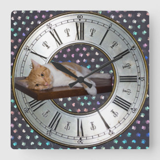 RELOJ CUADRADO CAT
