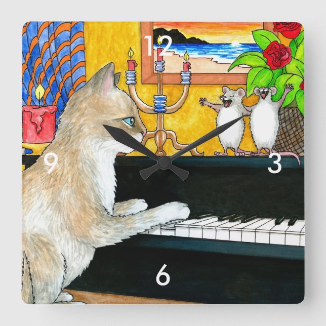 Reloj Cuadrado Cat 506 (Anverso)