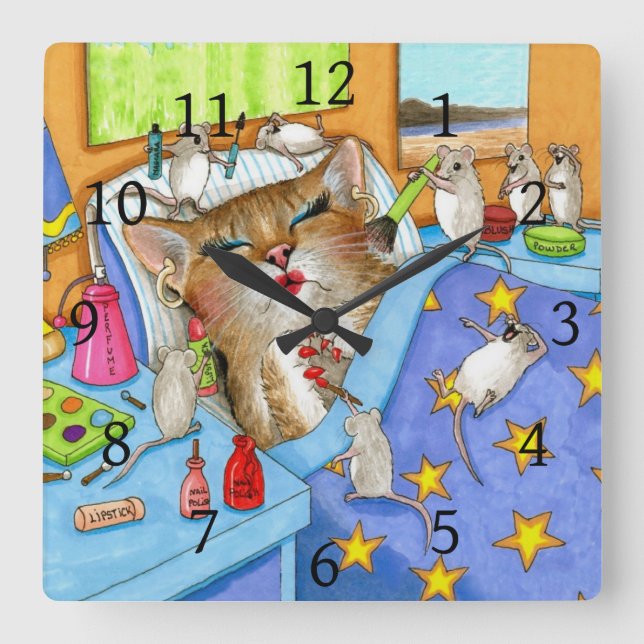 Reloj Cuadrado Cat 508 (Anverso)