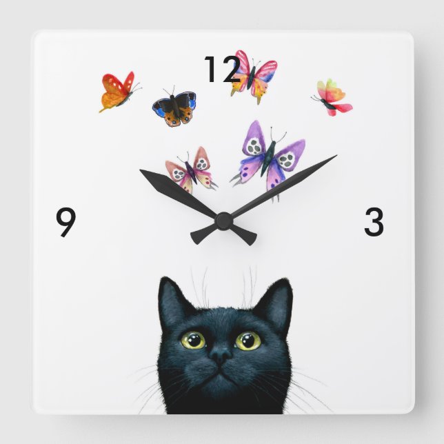 Reloj Cuadrado Cat 606 (Anverso)