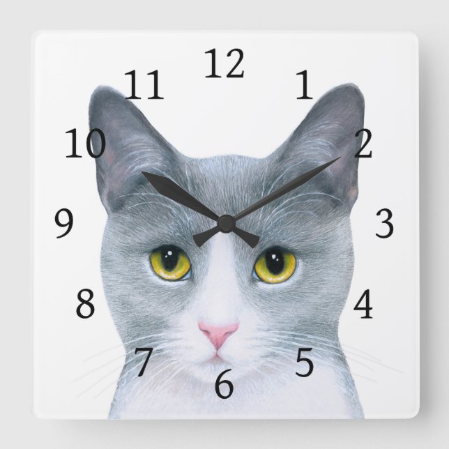 Reloj Cuadrado Cat 611 (Anverso)