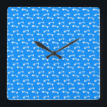 Reloj Cuadrado Cat Painting<br><div class="desc">Cat Painting</div>