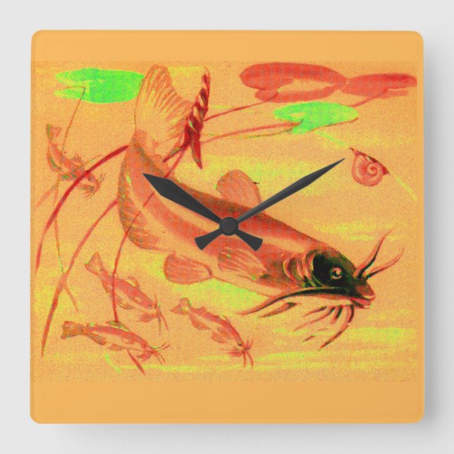 Reloj Cuadrado catarro (Anverso)