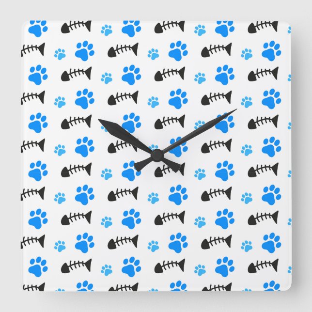 Reloj Cuadrado Cats Are Inquisitive (Anverso)