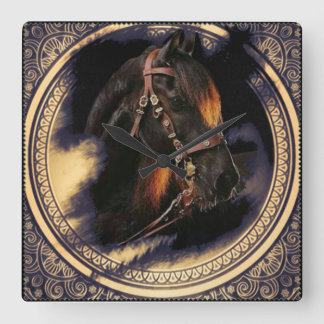 Reloj Cuadrado Cavalo Lusitano