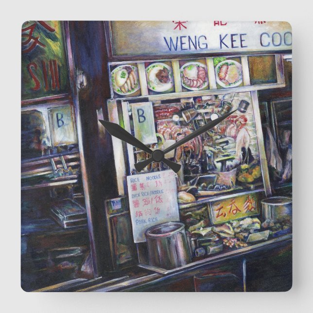 Reloj Cuadrado Cenosillicaphia (Anverso)