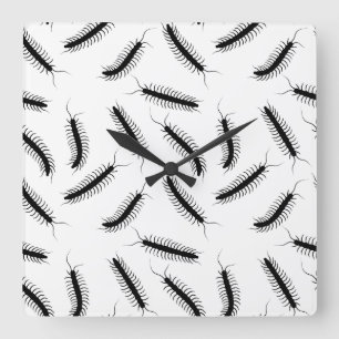Reloj Cuadrado Centípedos