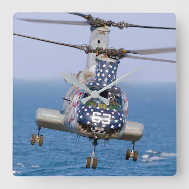 RELOJ CUADRADO CH-46E SEA KNIGHT (Anverso)