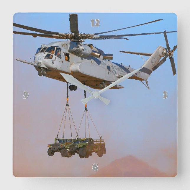 RELOJ CUADRADO CH-53K KING STALLION (Anverso)