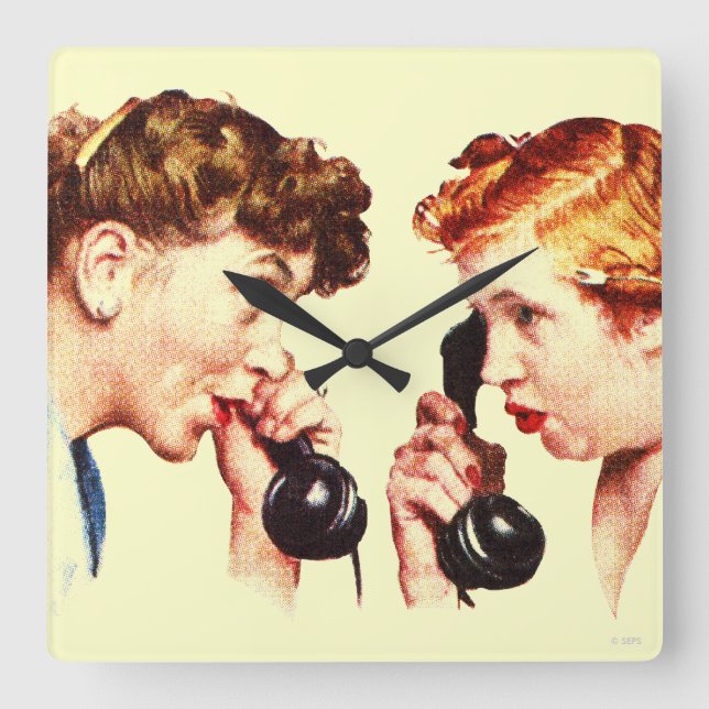 Reloj Cuadrado Chain of Gossip (Anverso)