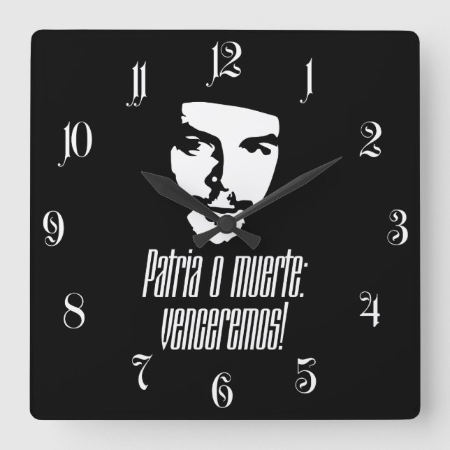 Reloj Cuadrado Che Guevara (Anverso)