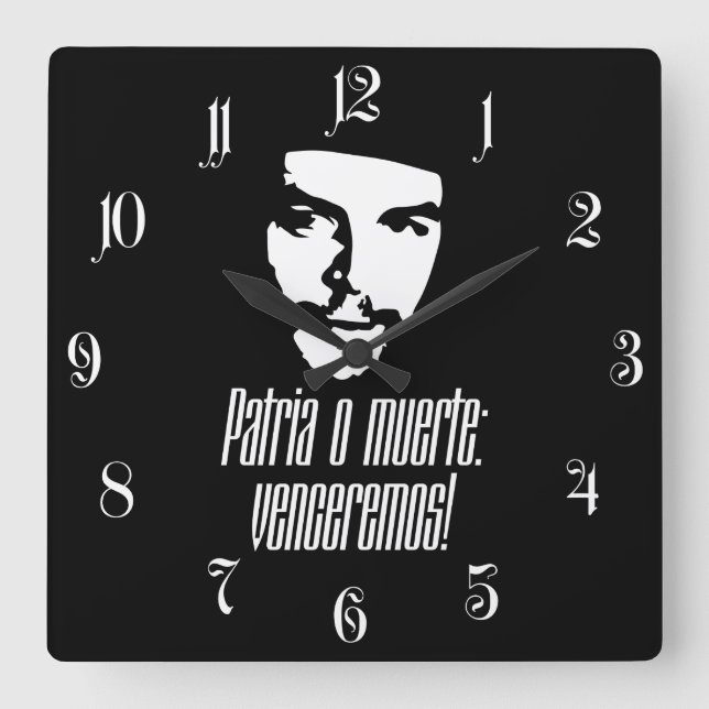 Reloj Cuadrado Che Guevara (Anverso)