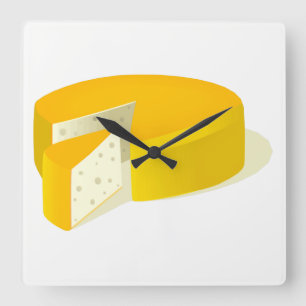 Reloj Cuadrado Cheese