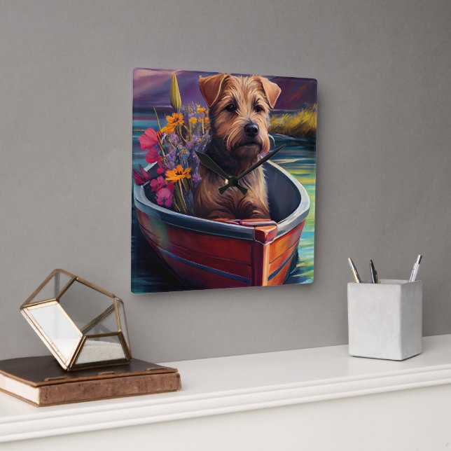 Reloj Cuadrado Chesapeake en un remo: Una aventura escénica (Oficina)