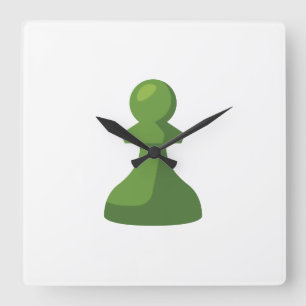 Reloj Cuadrado Chess.com Clock