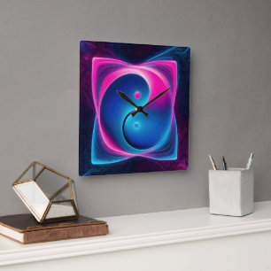Reloj Cuadrado Chi Fusion: Energías vibrantes de Yin Yang