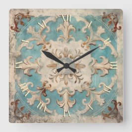 Reloj Cuadrado chic vintage shabby