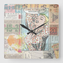 Chica de pinzas de Moda retro