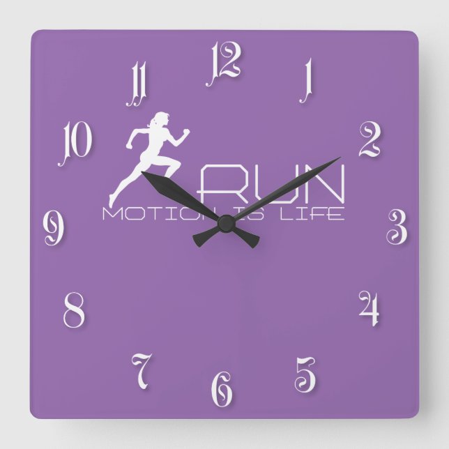 Reloj Cuadrado Chica Jogging (Anverso)