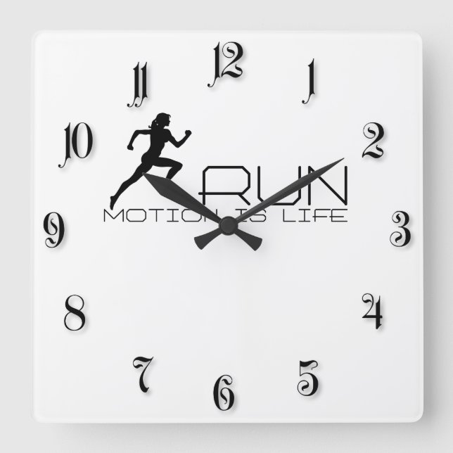 Reloj Cuadrado Chica Jogging (Anverso)