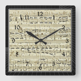 Reloj Cuadrado Chopin - Polonaise