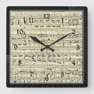 Reloj Cuadrado Chopin - Polonaise